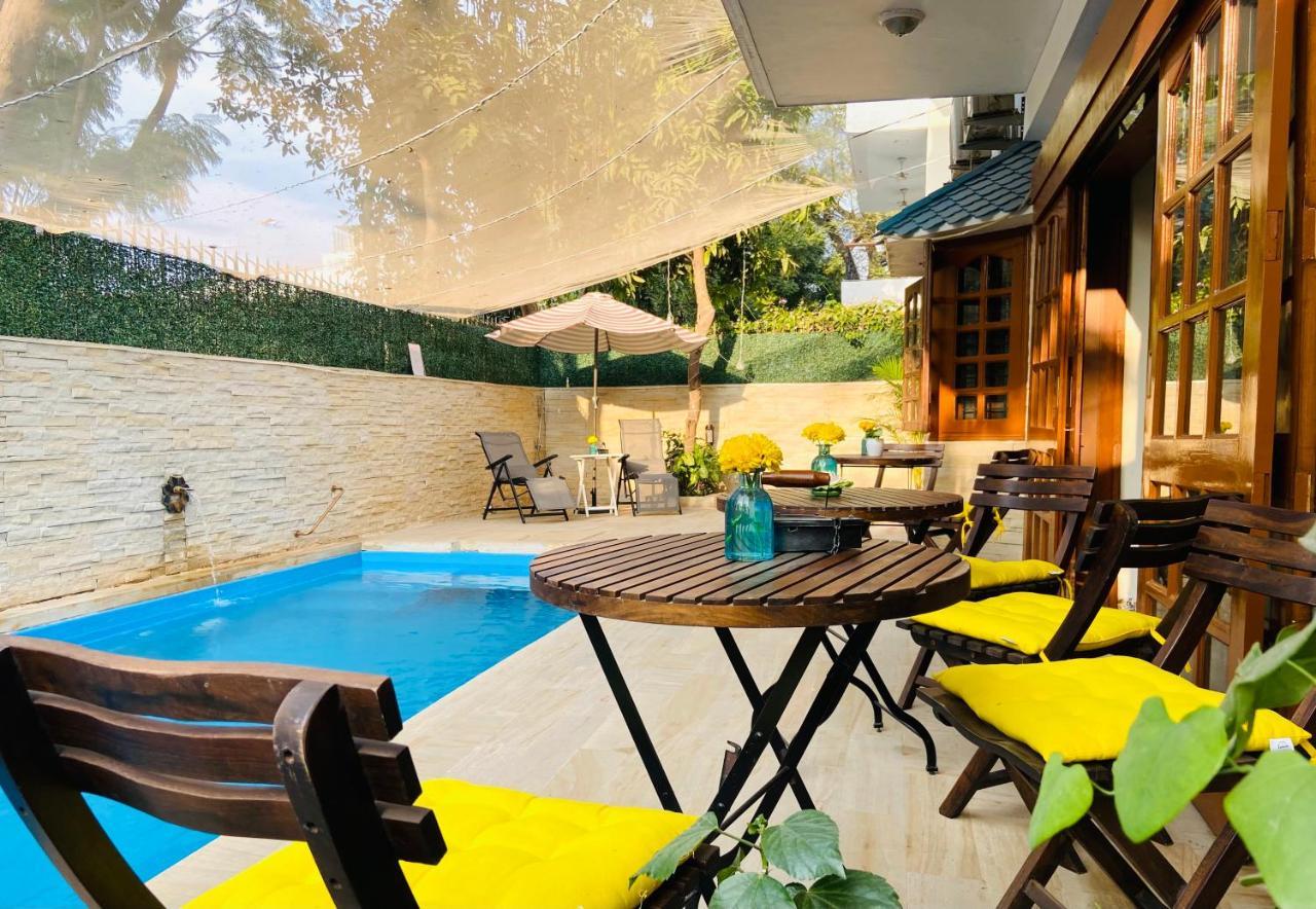 Roshani Pool Villa Gurgaon - 7Br #Privatepool #Villa #Bungalow #Garden #Staycation Exterior photo