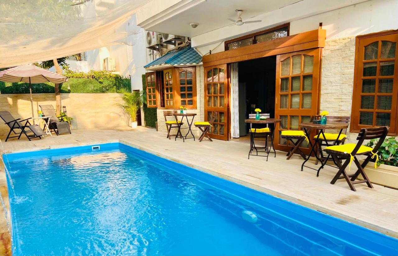 Roshani Pool Villa Gurgaon - 7Br #Privatepool #Villa #Bungalow #Garden #Staycation Exterior photo